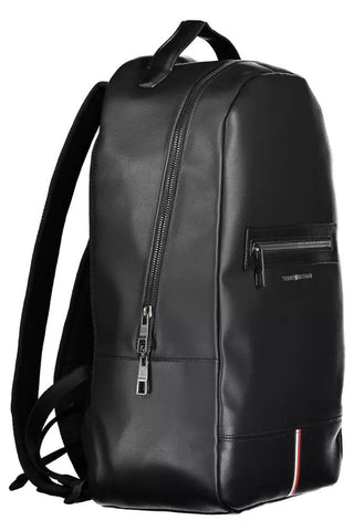 Tommy Hilfiger Bags Black Sleek Black Contrasting Detail Backpack