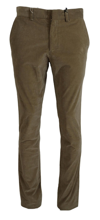 Tommy Hilfiger Clothing Brown / W31 / Material: 97% Cotton 3% Elastane Elegant Brown Casual Pants