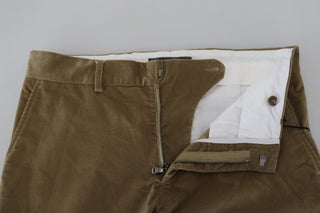 Tommy Hilfiger Clothing Brown / W31 / Material: 97% Cotton 3% Elastane Elegant Brown Casual Pants