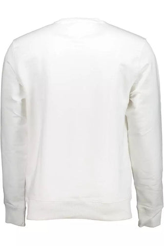 Tommy Hilfiger Clothing White / XXL Elegant White Embroidered Logo Sweatshirt