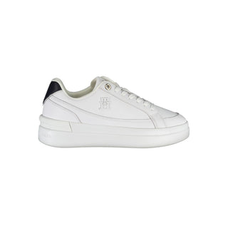 White Polyester Sneaker