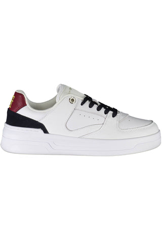 Chic White Contrast Trainers With Logo Detail