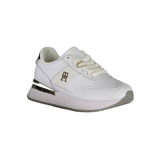 White Polyester Sneaker