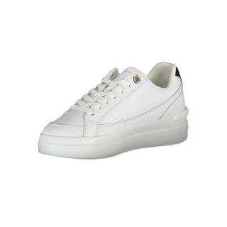 White Polyester Sneaker