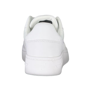 White Polyester Sneaker