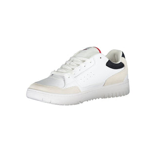 White Polyester Sneaker