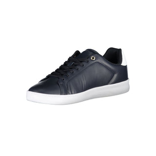 Blue Polyester Sneaker