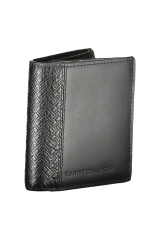 Elegant Black Leather Bifold Wallet