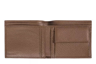 Trussardi Bags Brown Elegant Tumbled Leather Men's Wallet