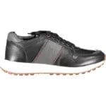 U.s. Polo Assn. Men Black / EU40/US7 Sleek Black Eco Leather Sports Sneakers