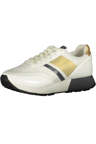 U.s. Polo Assn. Shoes Chic White Lace-Up Sneakers with Logo Detail