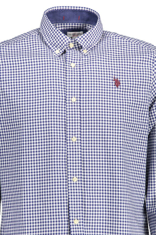 Elegant Light Blue Cotton Shirt For Men