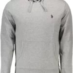 Classic Hooded Gray Cotton Sweatshirt