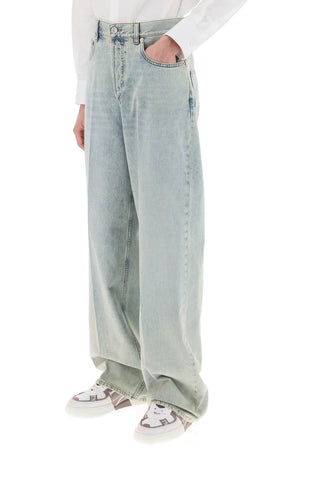 Valentino Garavani Clothing oversized jeans with v detail