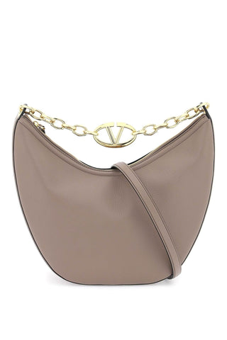 Valentino Garavani Earrings Neutro / os medium vlogo moon hobo bag