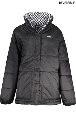 Reversible Black Check Long Sleeve Jacket